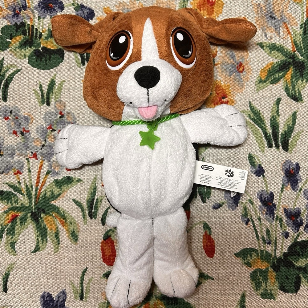 Little Tikes Rescue Tales Cuddly Pup Beagle Dog Plush Toy Heat Warming Toddler